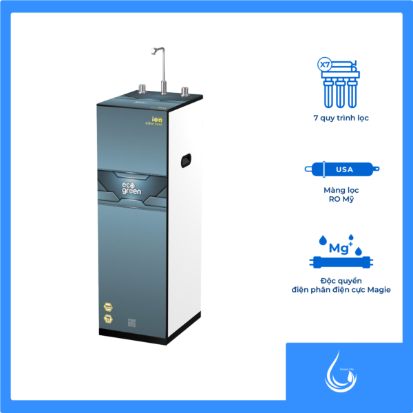 Máy ion kiềm điện phân Magie cực tan Eco Green – nóng nguội - Hình ảnh 2