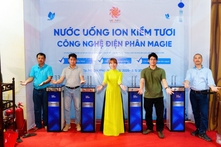 Eco Green Phát Tâm cung cấp Nước Ion Kiềm Tươi miễn phí, Đồng Hành Cùng Đại Lễ Phật Đản Liên Hiệp Quốc VESAK 2025