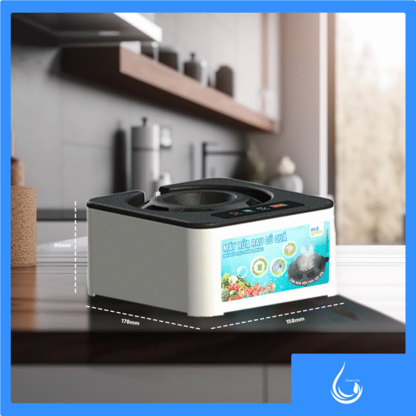 Máy rửa rau củ quả công nghệ điện phân Titan phủ Platium ECOGREEN - Hình ảnh 4