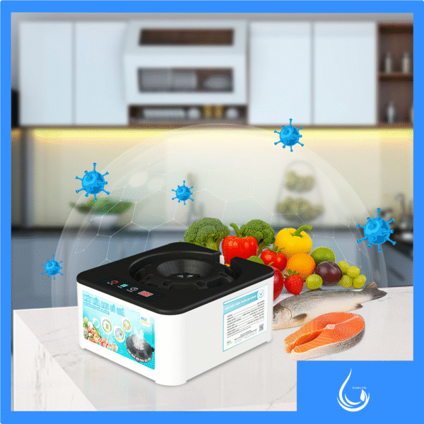 Máy rửa rau củ quả công nghệ điện phân Titan phủ Platium ECOGREEN - Hình ảnh 5